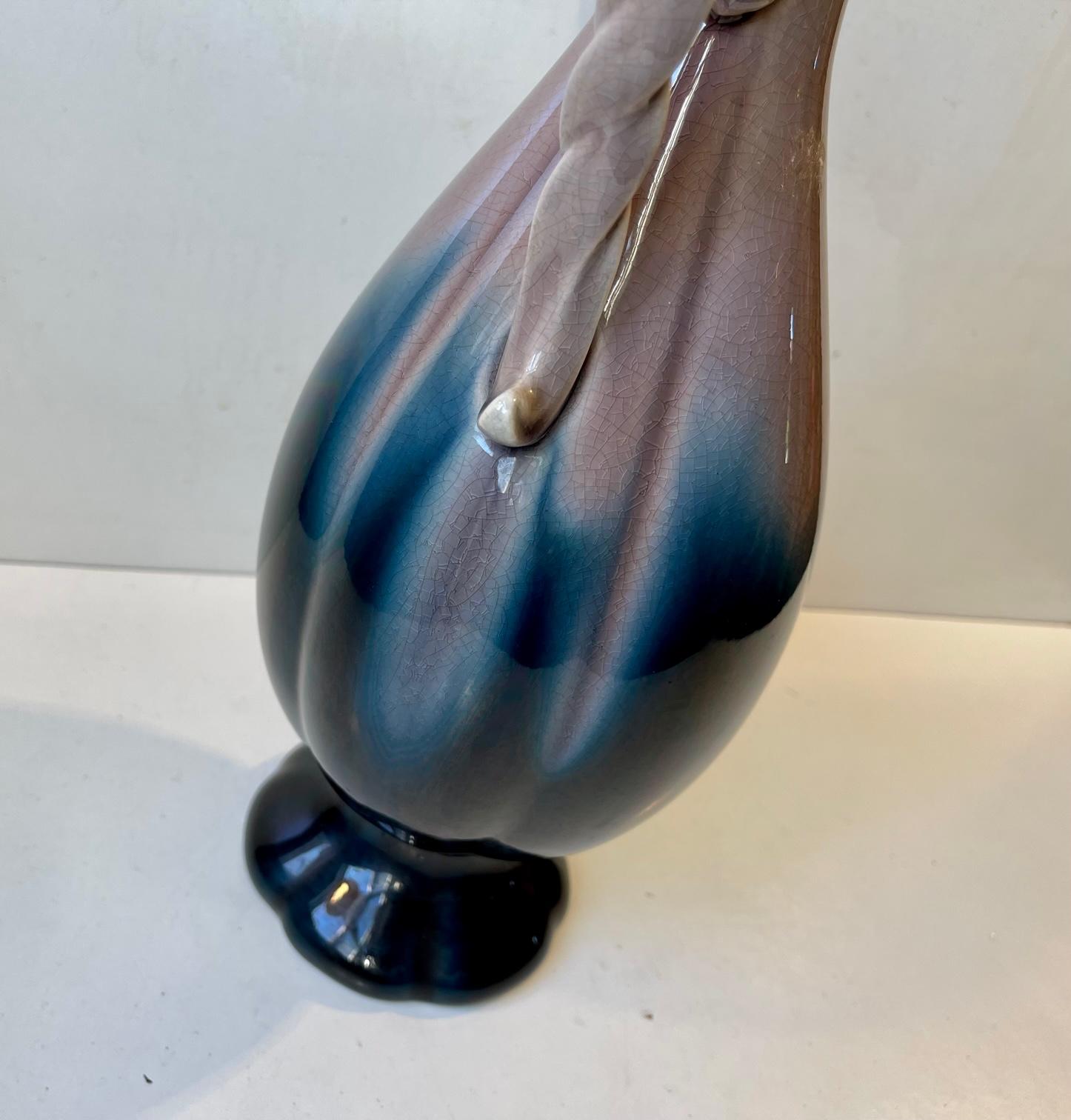 Smaltato Vaso in porcellana Art Nouveau di Rörstrand, 1910 circa in vendita