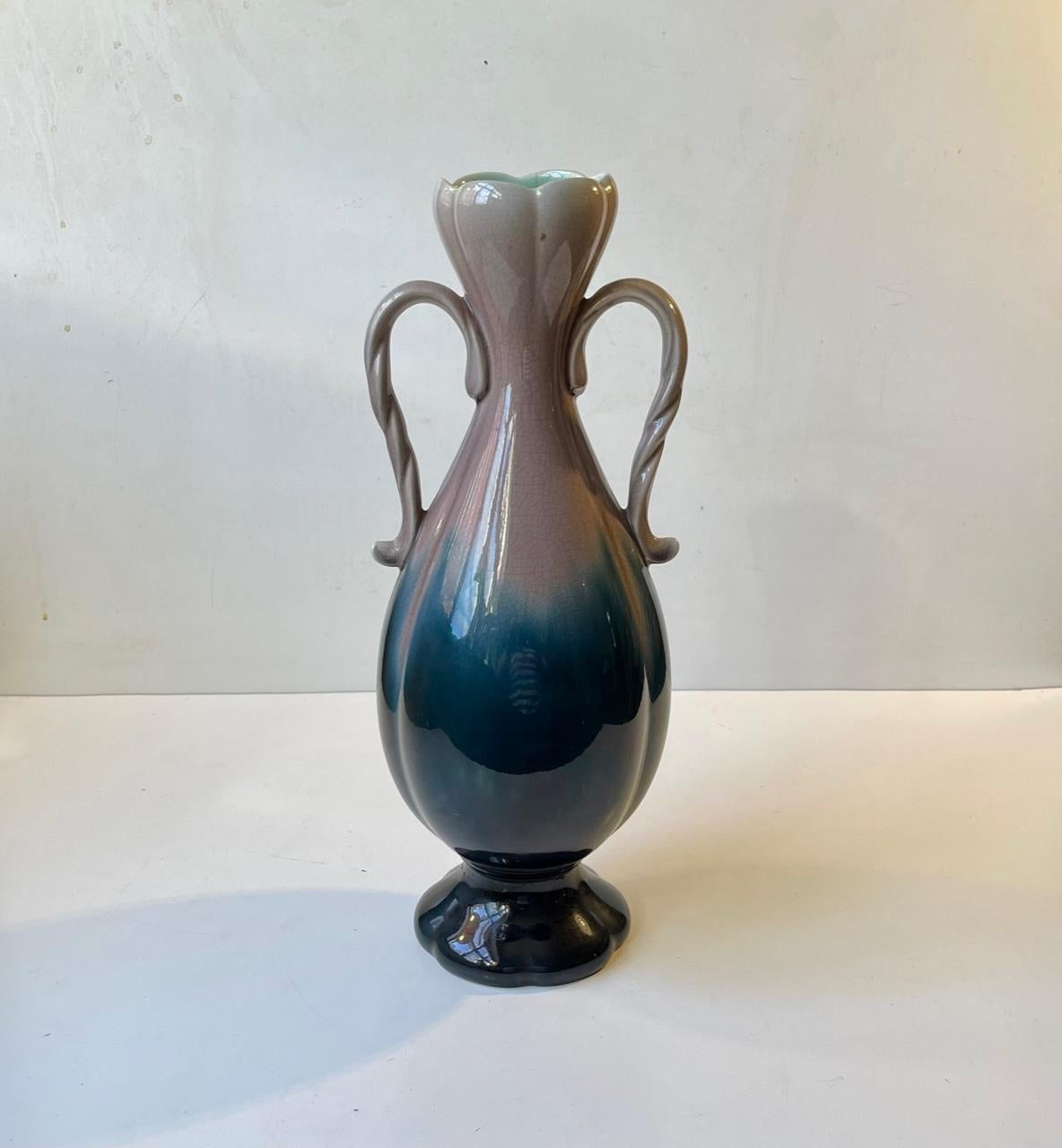 Art Nouveau Porcelain Vase from Rörstrand, circa 1910 In Good Condition For Sale In Esbjerg, DK