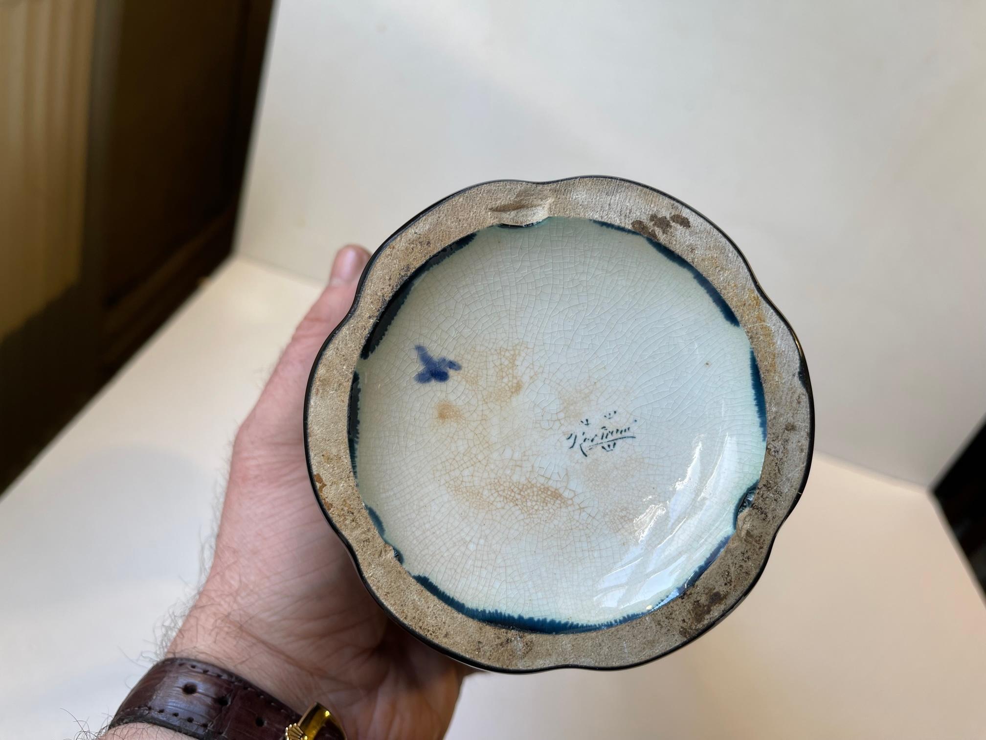 Inizio XX secolo Vaso in porcellana Art Nouveau di Rörstrand, 1910 circa in vendita