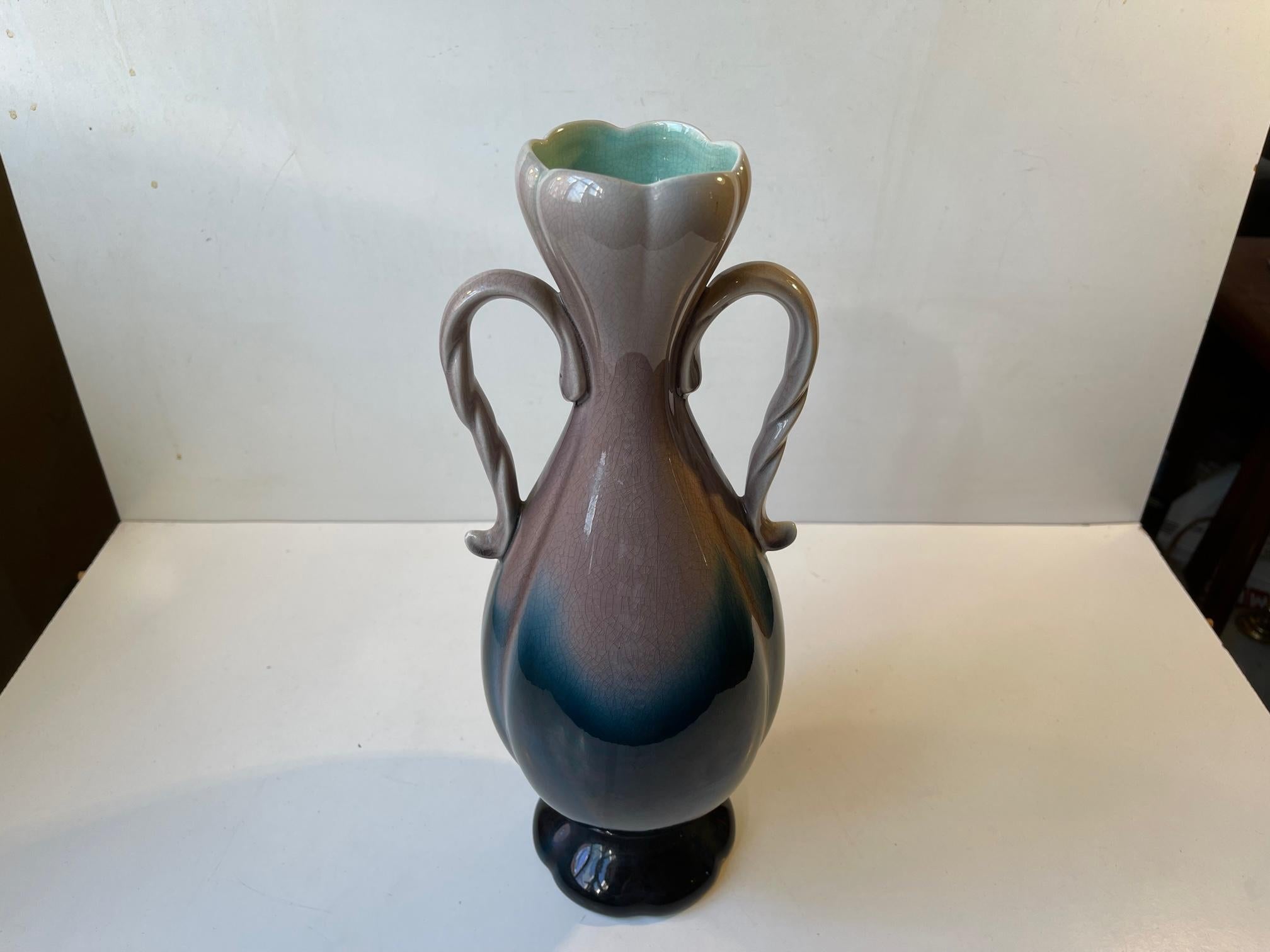 Art Nouveau Porcelain Vase from Rörstrand, circa 1910 For Sale 1