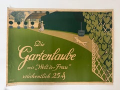 Jugendstilplakat „The Garden Pavilion World of Women“ von  Carl Schnebel Berlin