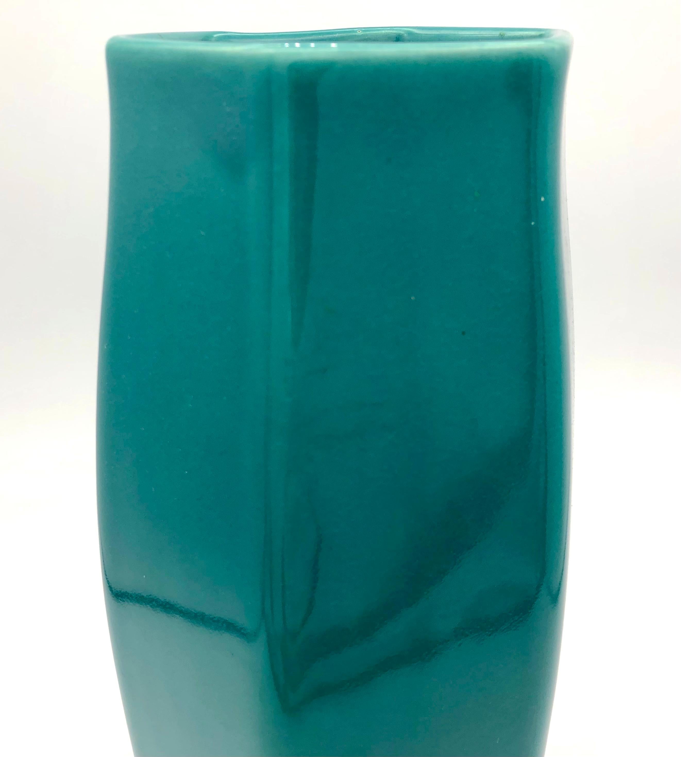 Early 20th Century Art Nouveau Pottery Ceramic  Vase Villeroy &Boch For Sale