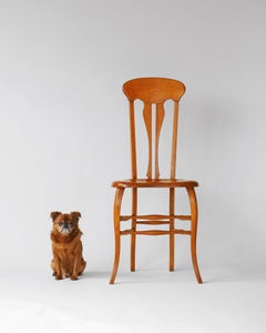 Art Nouveau Pull-Up Chair by F.H. Conant's Sons