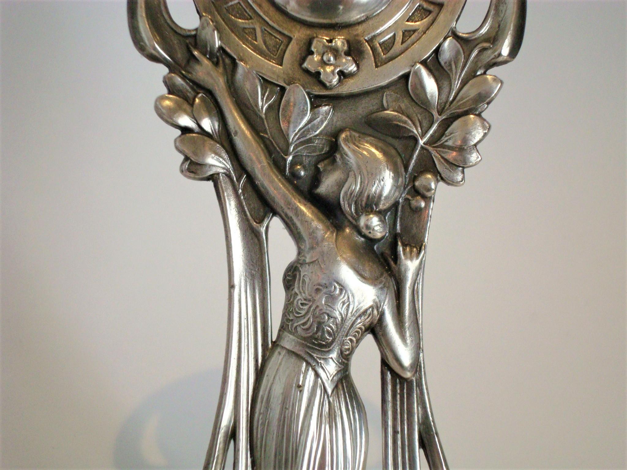 French Art Nouveau Push Bell, France, 1900 For Sale