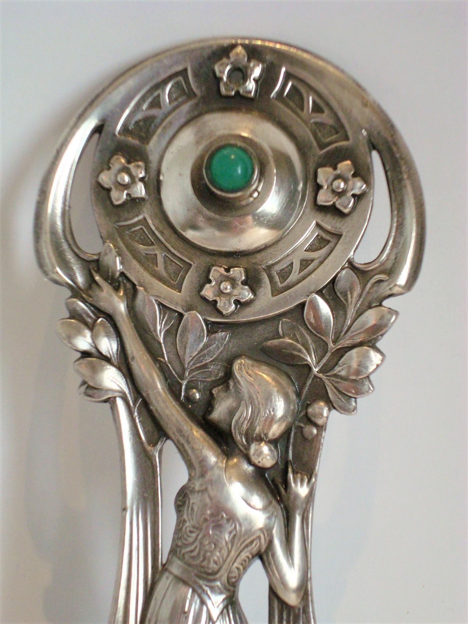 Art Nouveau Push Bell, France, 1900 In Good Condition For Sale In Buenos Aires, Olivos