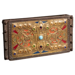 Scatola di cicogne in stile Art Nouveau Repousse di Alfred Daguet