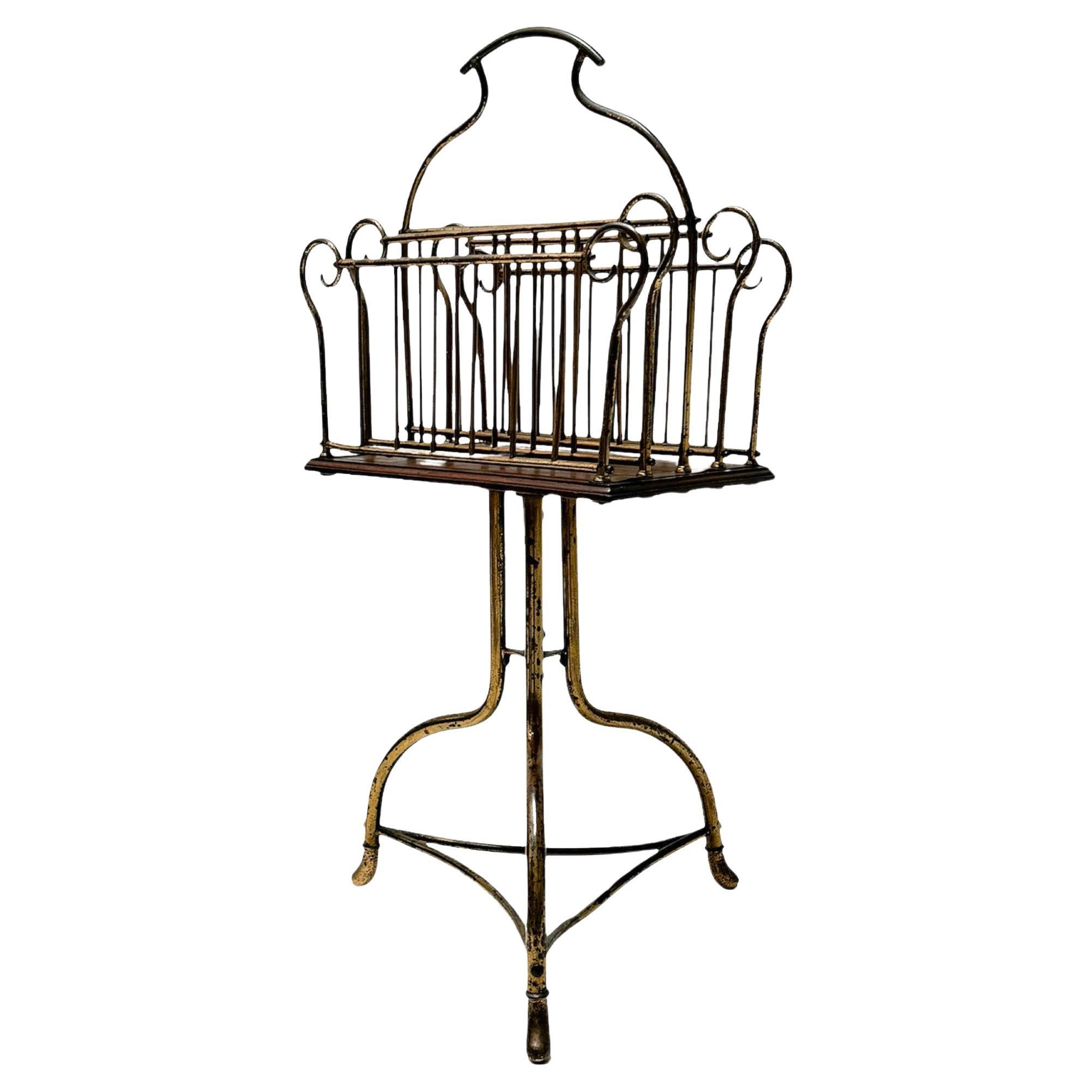 Revistero giratorio Art Nouveau, 1900