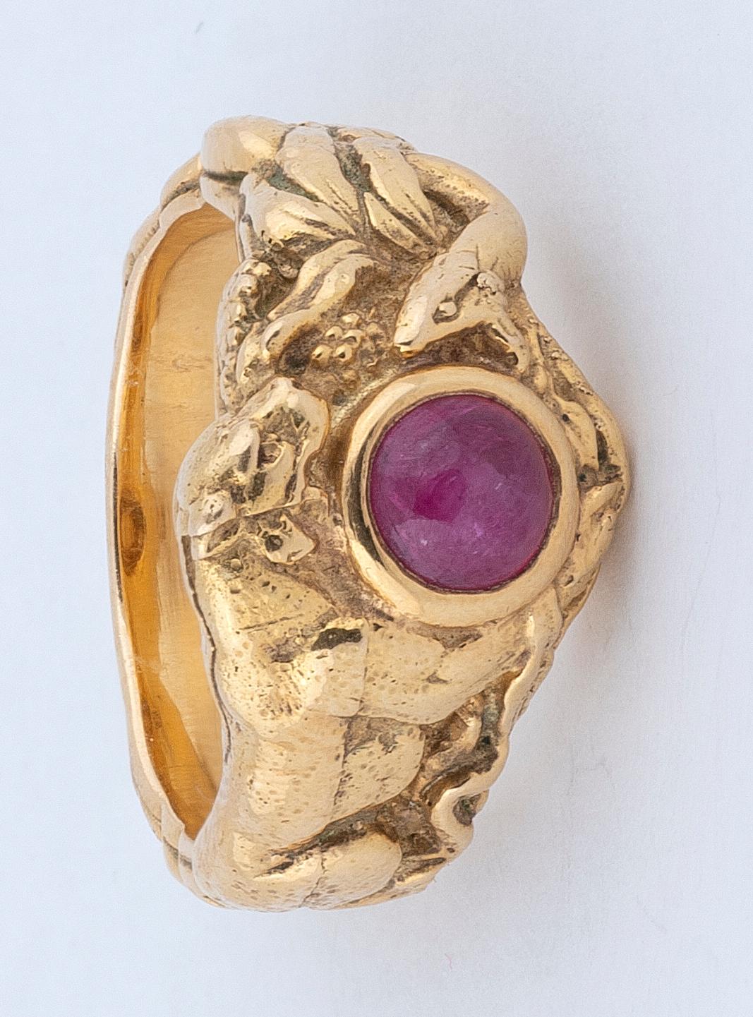 Art Nouveau Ring, circa 1900 In Good Condition In Firenze, IT
