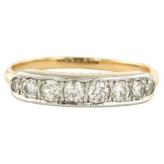 Bague ART NOUVEAU avec diamants de taille européenne ancienne jusqu'à 0,50ct or 14k