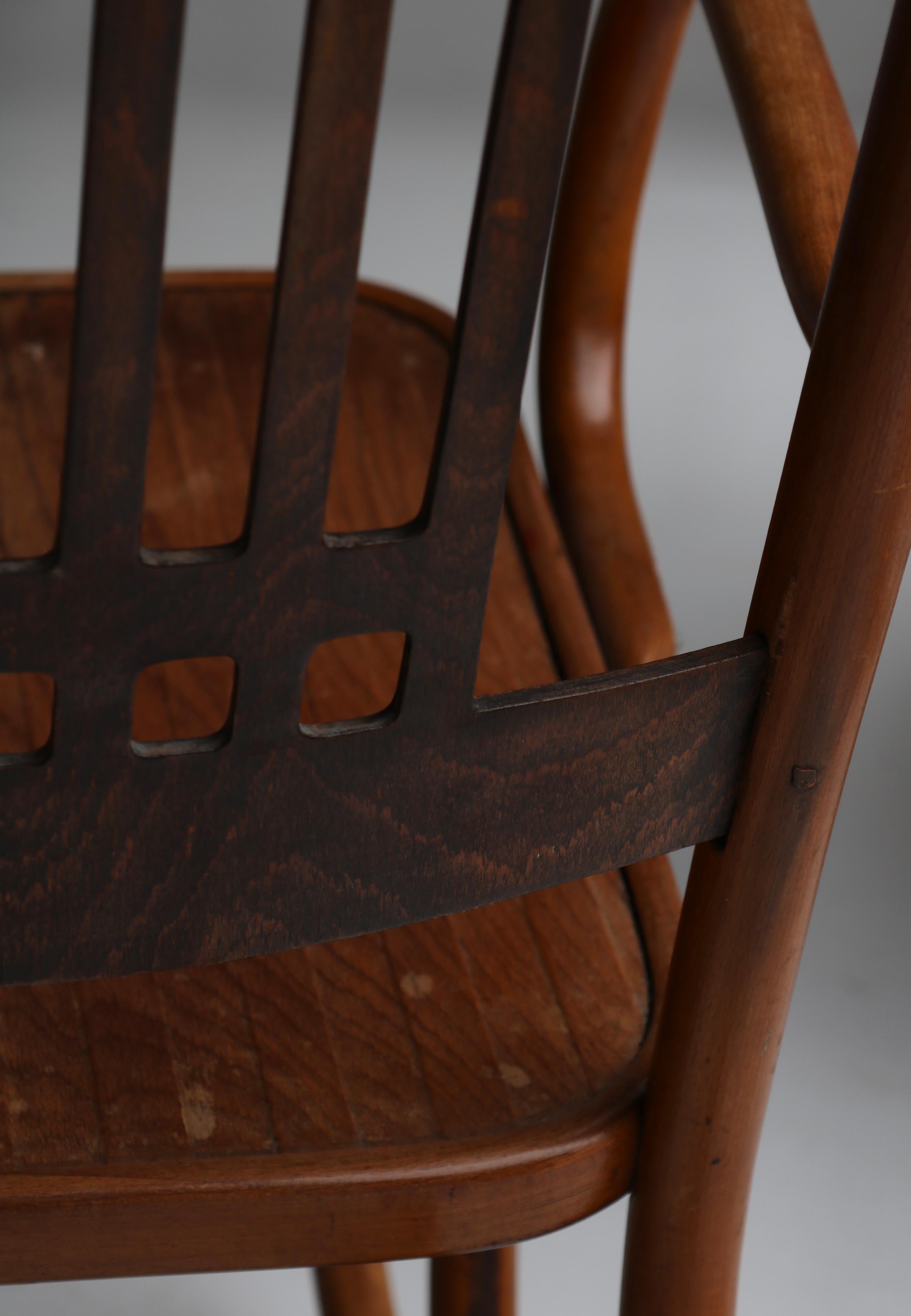 Art Nouveau Rocking Chair by Gustav Siegel for Jacob & Josef Kohn, Austria, 1904 5