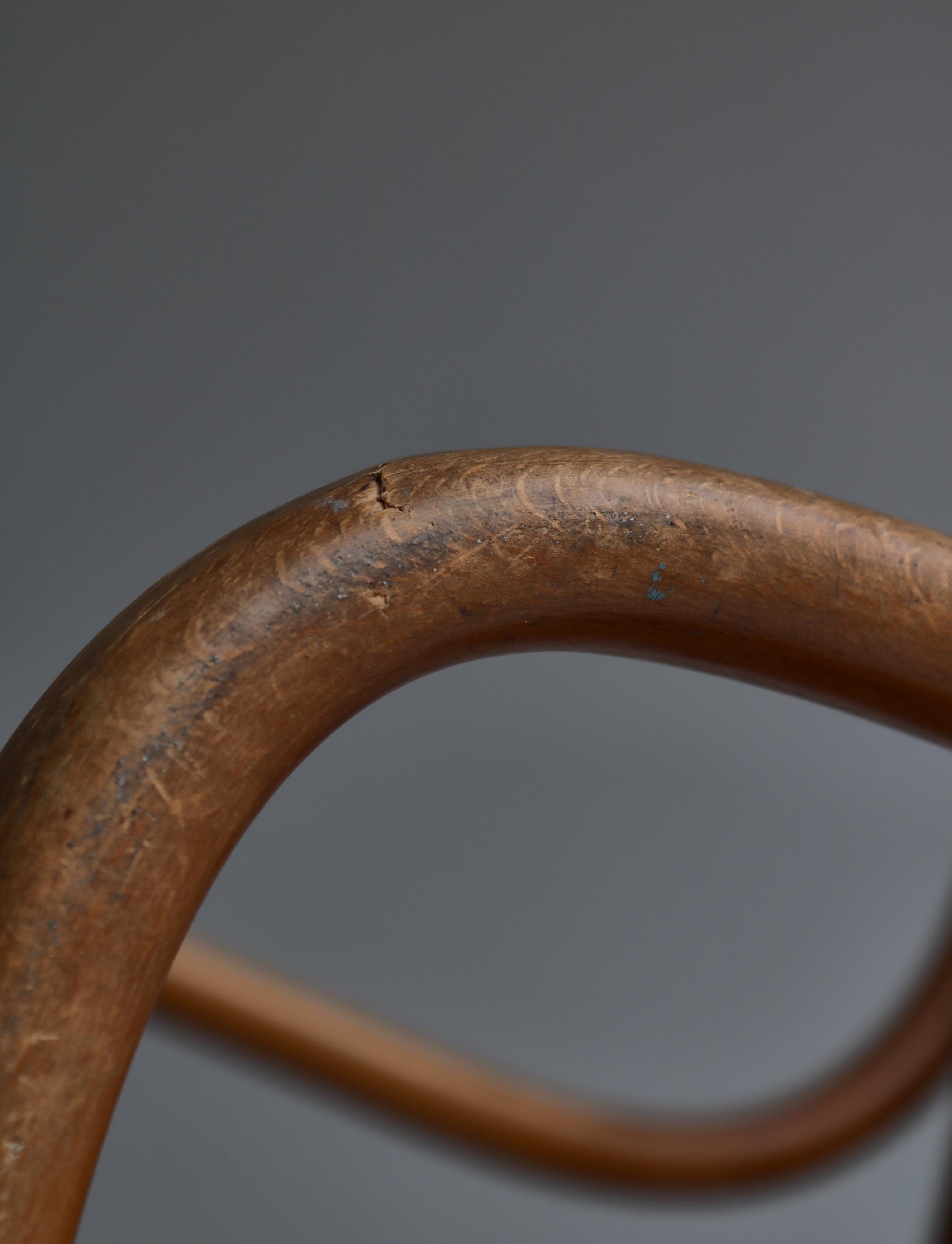 Art Nouveau Rocking Chair by Gustav Siegel for Jacob & Josef Kohn, Austria, 1904 11