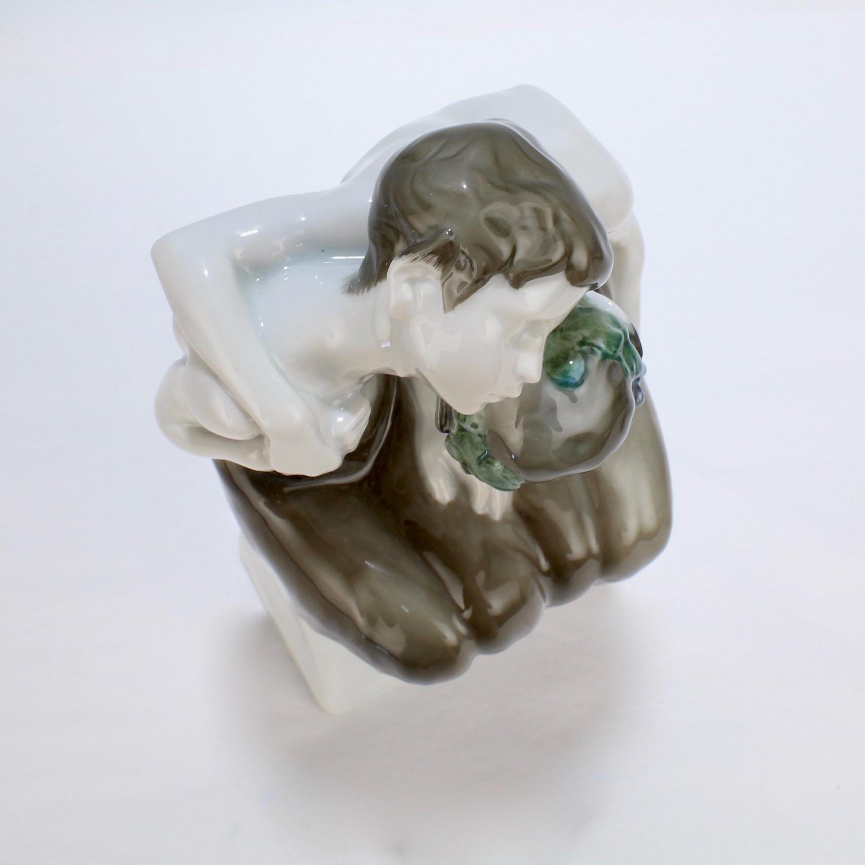 Art Nouveau Rosenthal Porcelain Figurine of Sleeping Fauns by Albert Caasmann 4