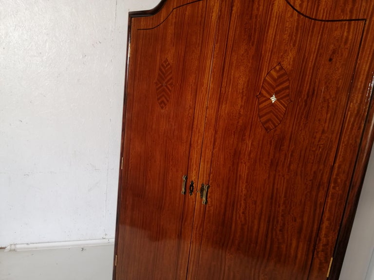 Art Nouveau Rosewood Wardrobe For Sale at 1stDibs