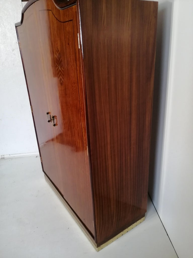 Art Nouveau Rosewood Wardrobe For Sale at 1stDibs