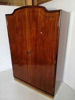 Art Nouveau Rosewood Wardrobe