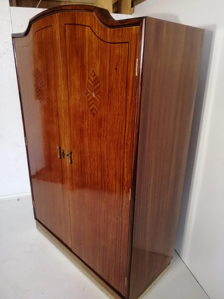 Art Nouveau Rosewood Wardrobe For Sale at 1stDibs