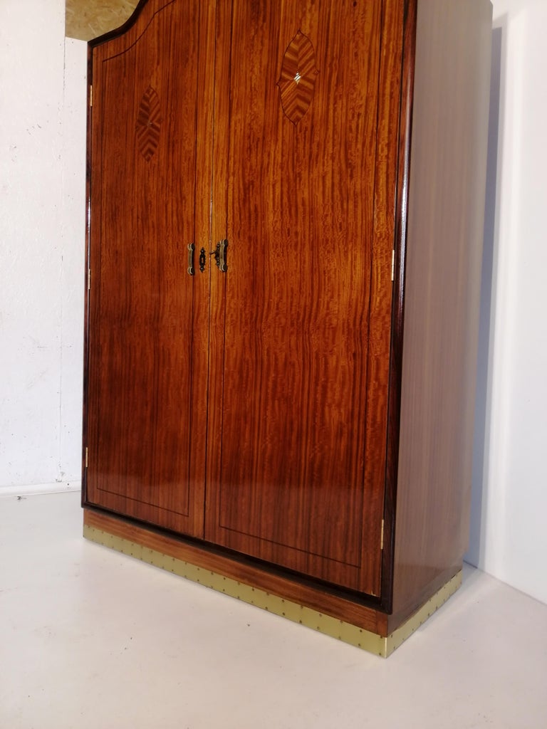 Art Nouveau Rosewood Wardrobe For Sale at 1stDibs