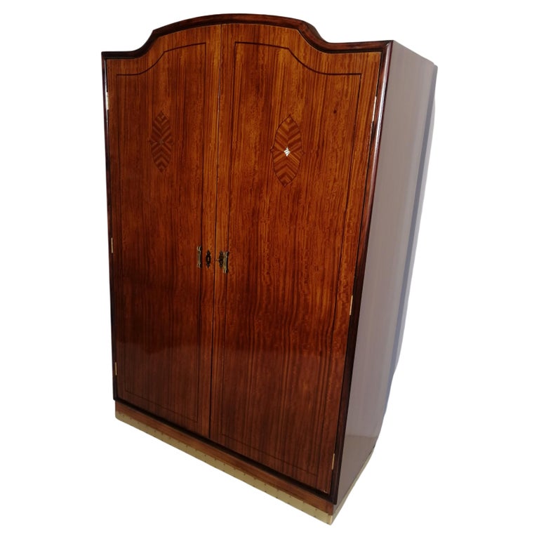 Art Nouveau Rosewood Wardrobe For Sale at 1stDibs