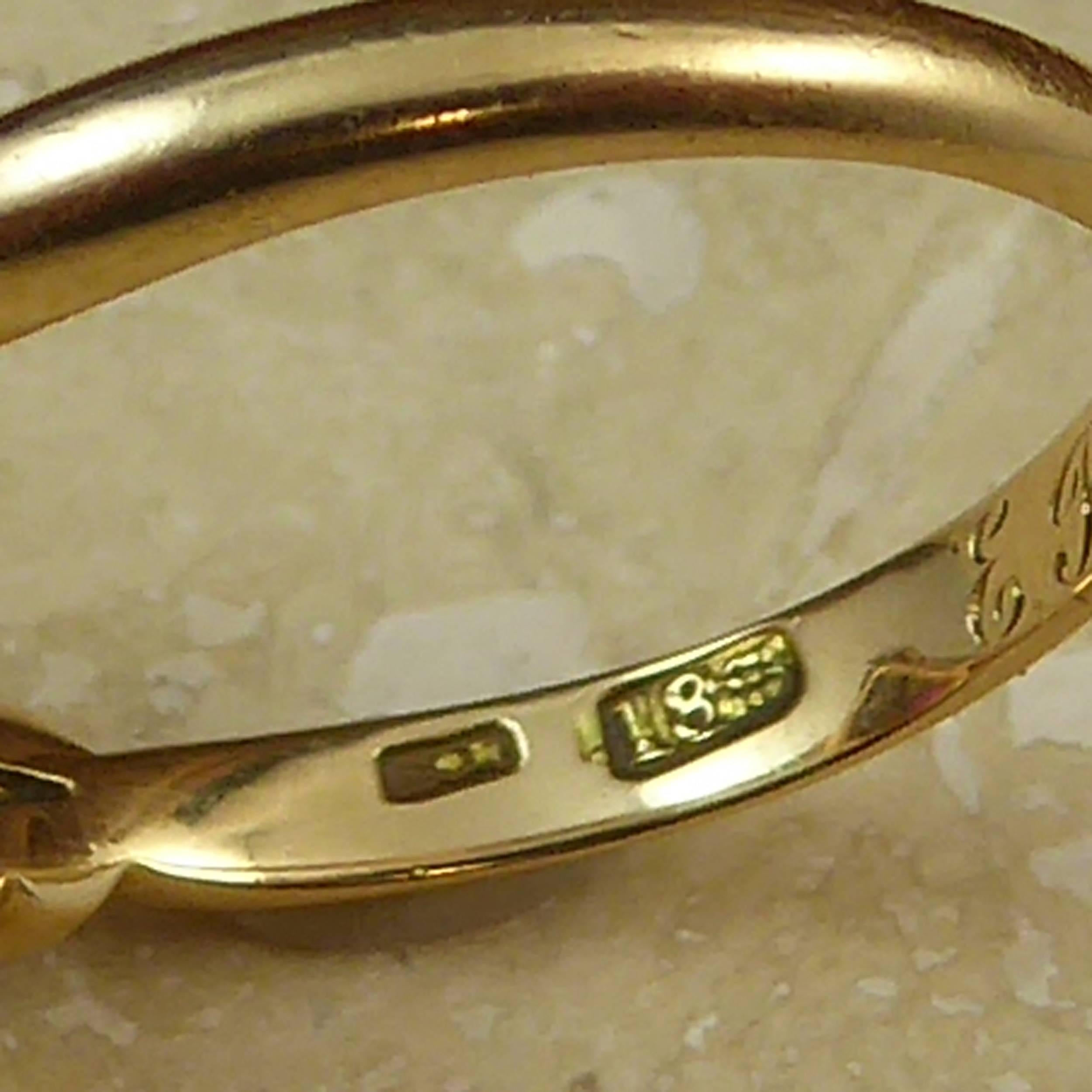 Art Nouveau Ruby and Pearl Antique Engagement Ring, 18 Carat, Edwardian 1912 1