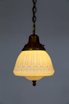 Lámpara colgante Art Nouveau Schoolhouse
