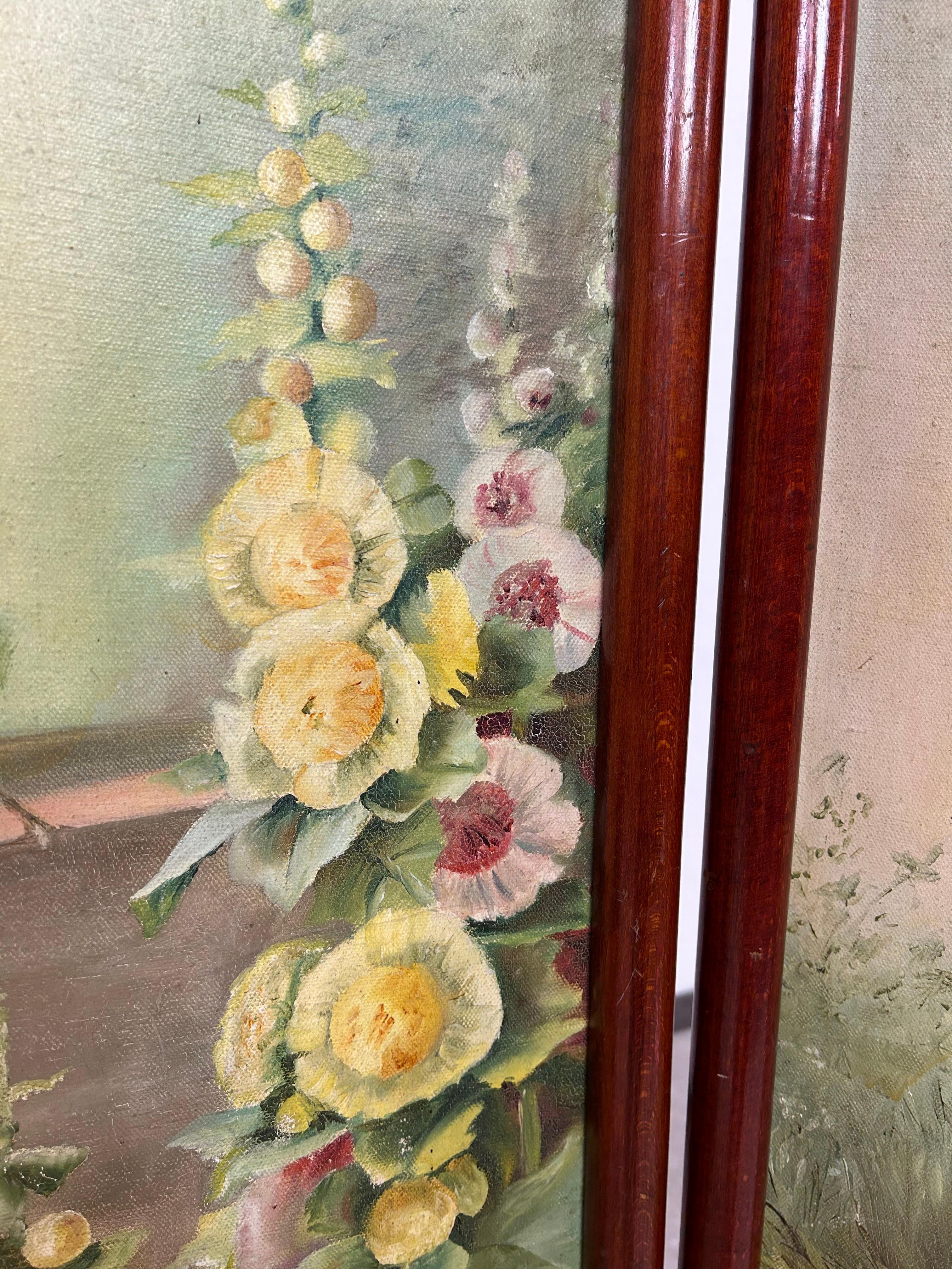 Art nouveau screen no.11306 by Thonet in vendita 4