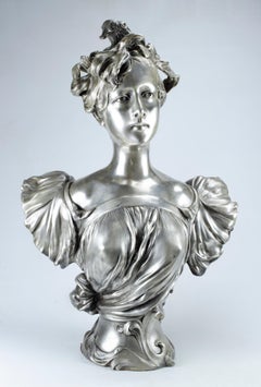 Escultura Art Nouveau Busto de Anton Nelson