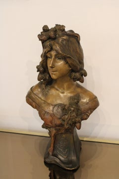 Art Nouveau Sculpture by Paul Ludwig Kowalczewski