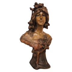 Art Nouveau Sculpture by Paul Ludwig Kowalczewski