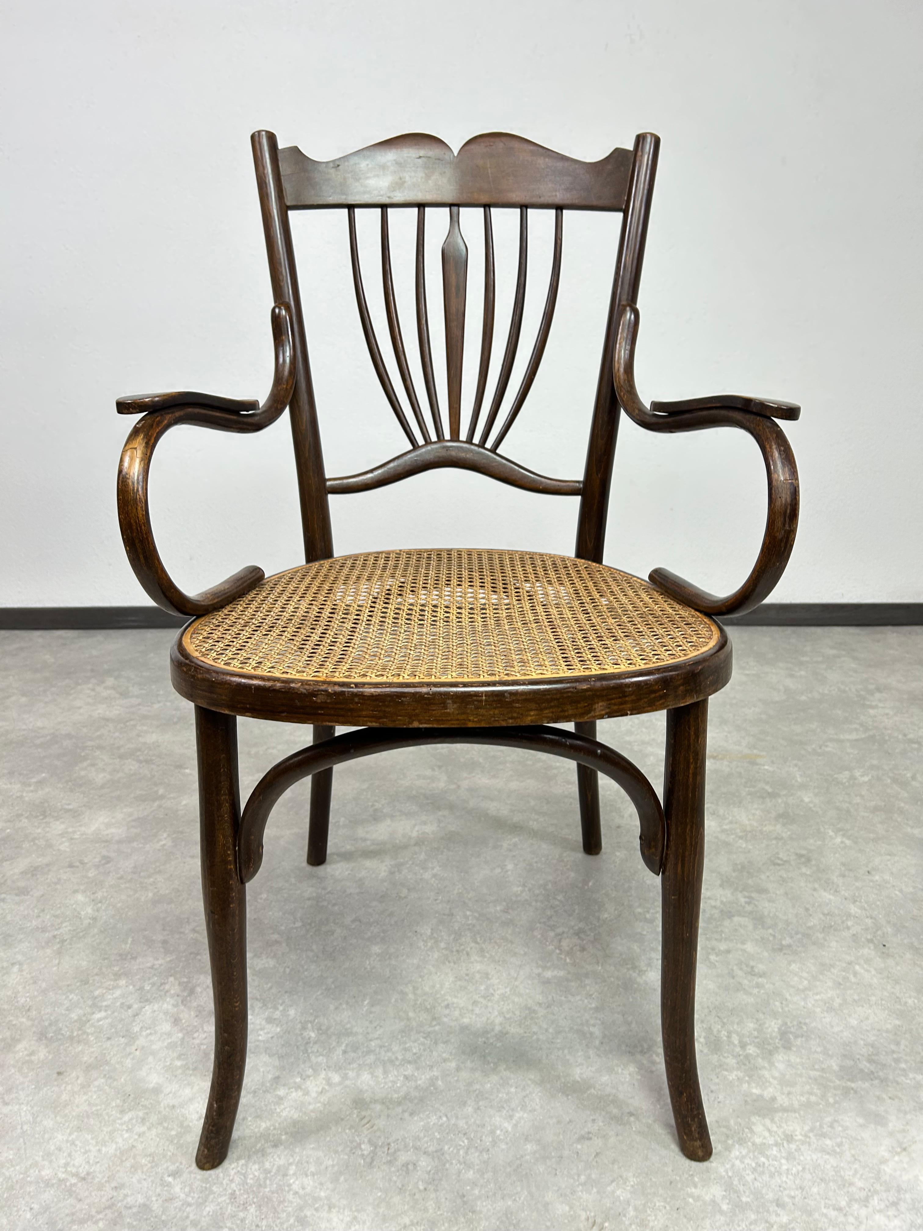 Groupe de sièges Art Nouveau de Fischel Autriche en vente 8