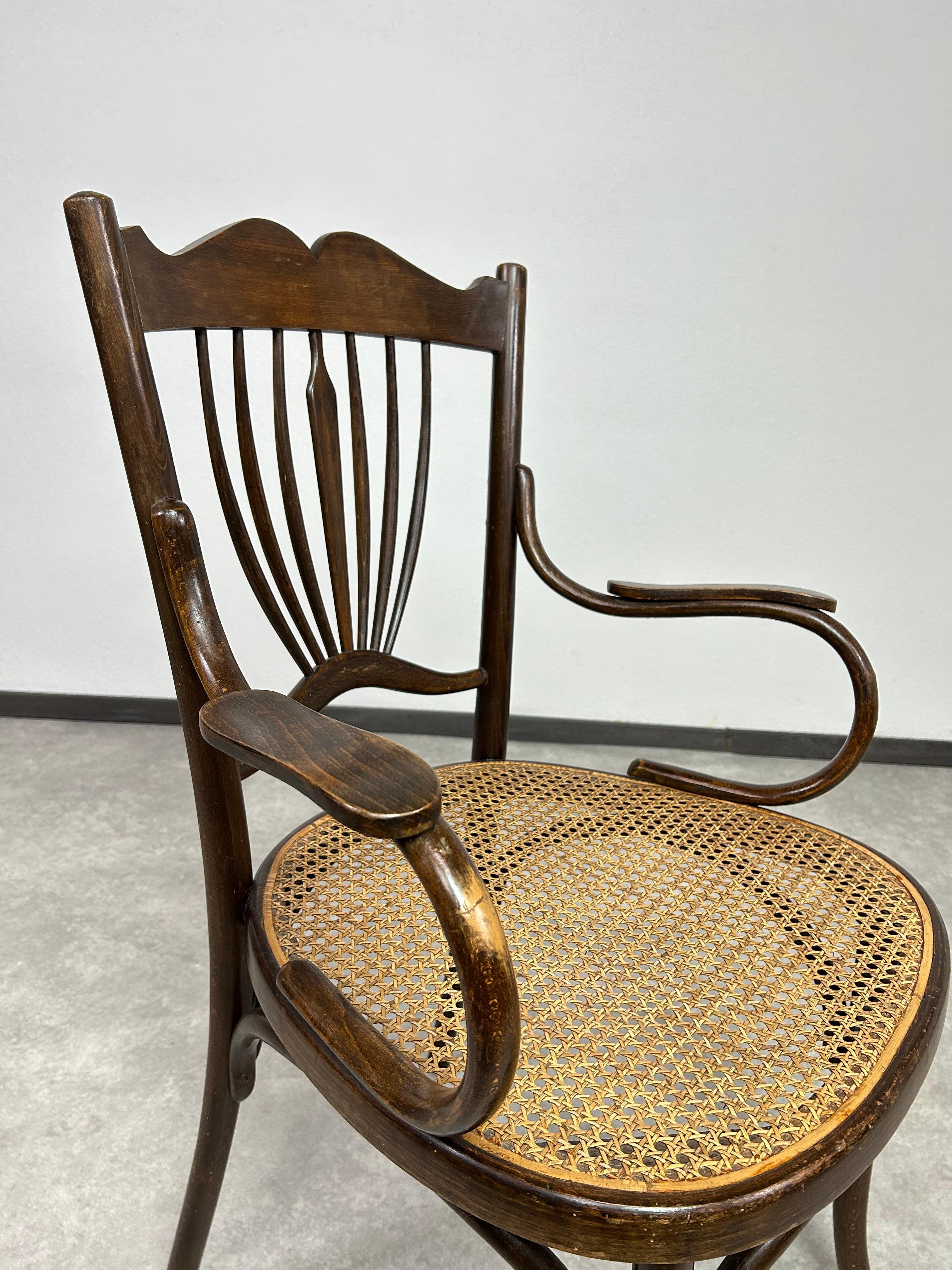 Groupe de sièges Art Nouveau de Fischel Autriche en vente 10