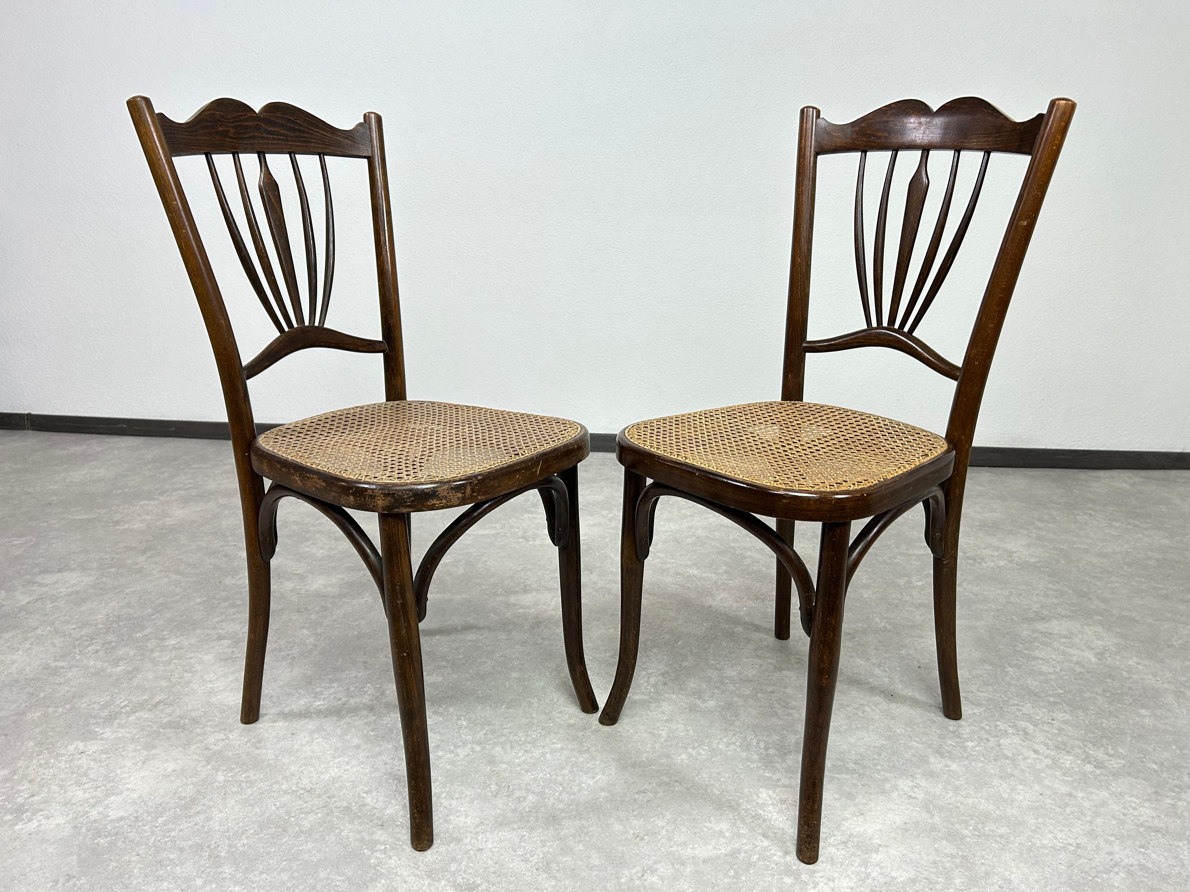 Groupe de sièges Art Nouveau de Fischel Autriche en vente 11