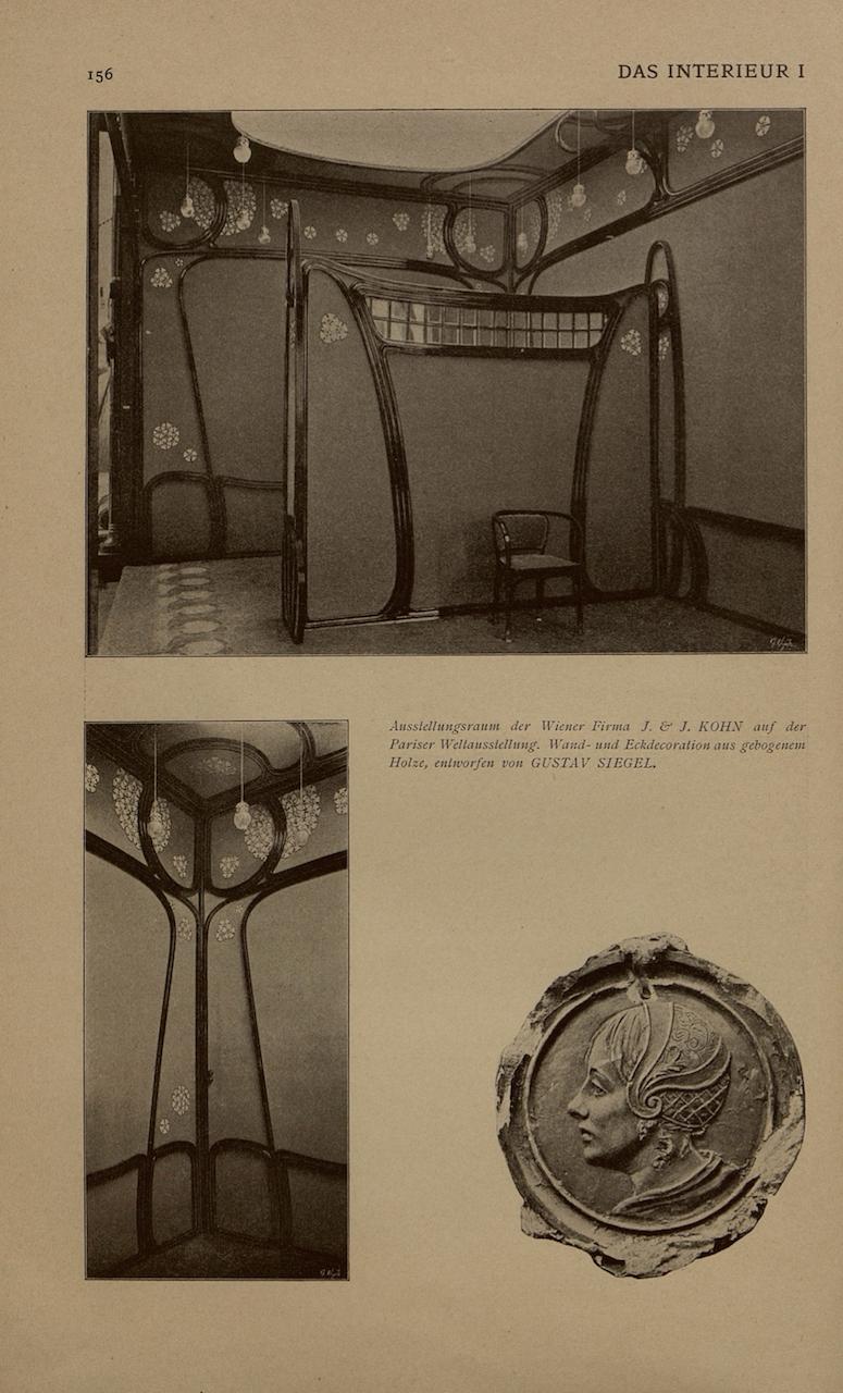 Art Nouveau Seating-Group by G.Siegel / O.Wagner / M.Kammerer for Thonet / Kohn 4