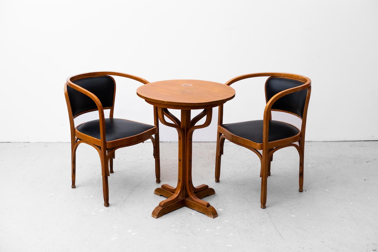 Art Nouveau Seating-Group by G.Siegel / O.Wagner / M.Kammerer for Thonet / Kohn 1