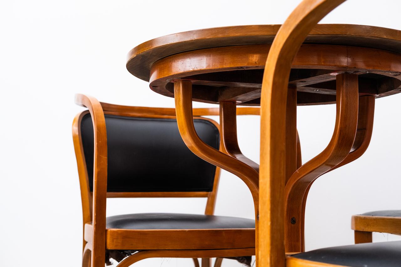 Art Nouveau Seating-Group by G.Siegel / O.Wagner / M.Kammerer for Thonet / Kohn 2