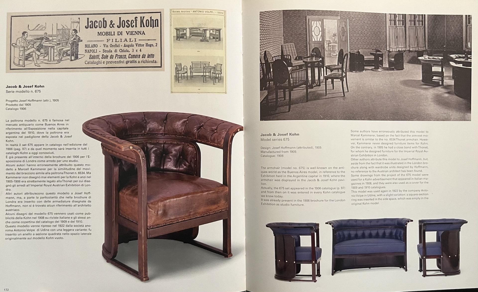Art Nouveau Seating-Set by Josef Hoffmann for J.J.Kohn (Buenos Aires Garnitur) For Sale 9