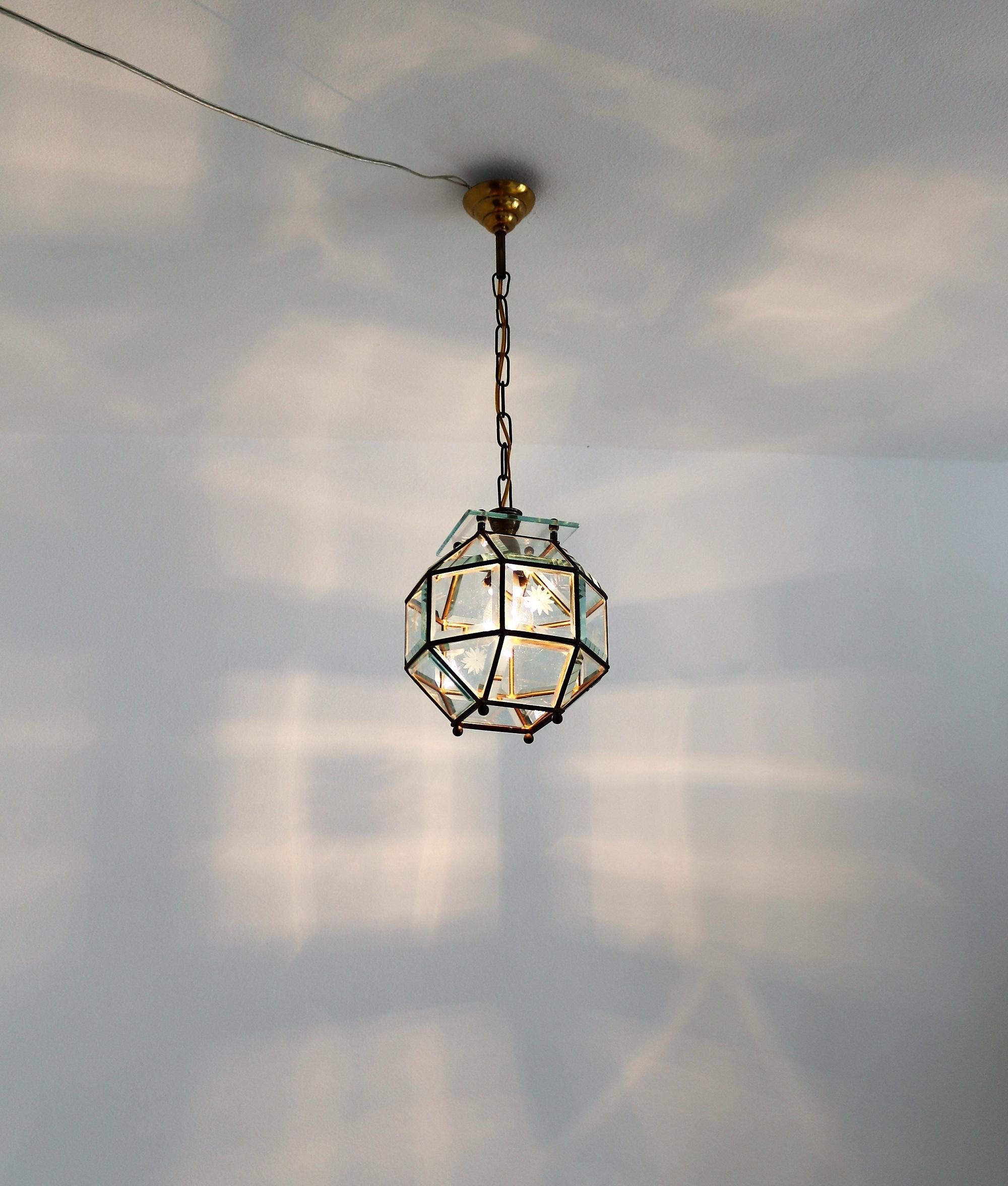 Art Nouveau Secessionist Pendant Lamp in the Manner of Adolf Loos 4