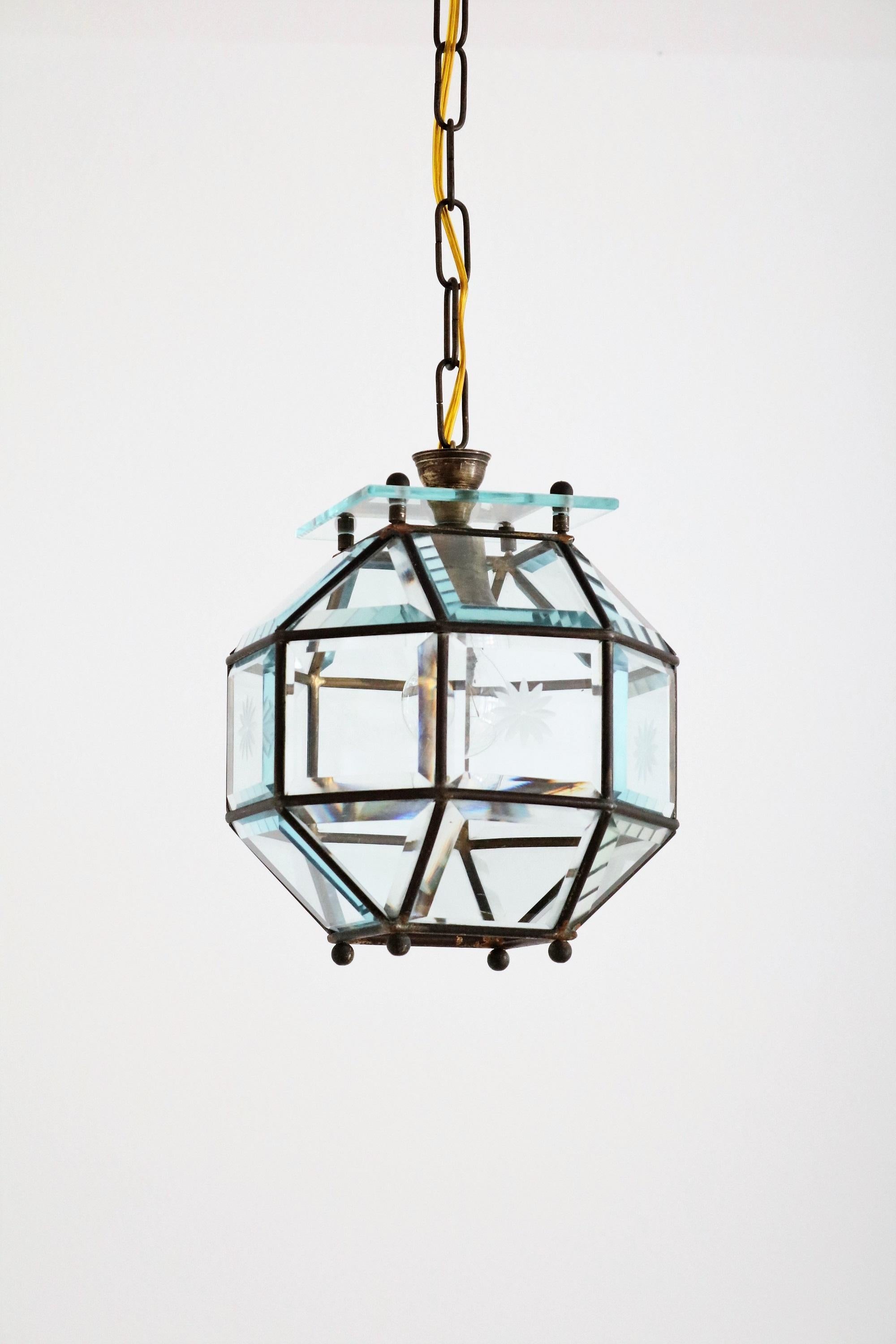 Art Nouveau Secessionist Pendant Lamp in the Manner of Adolf Loos 12