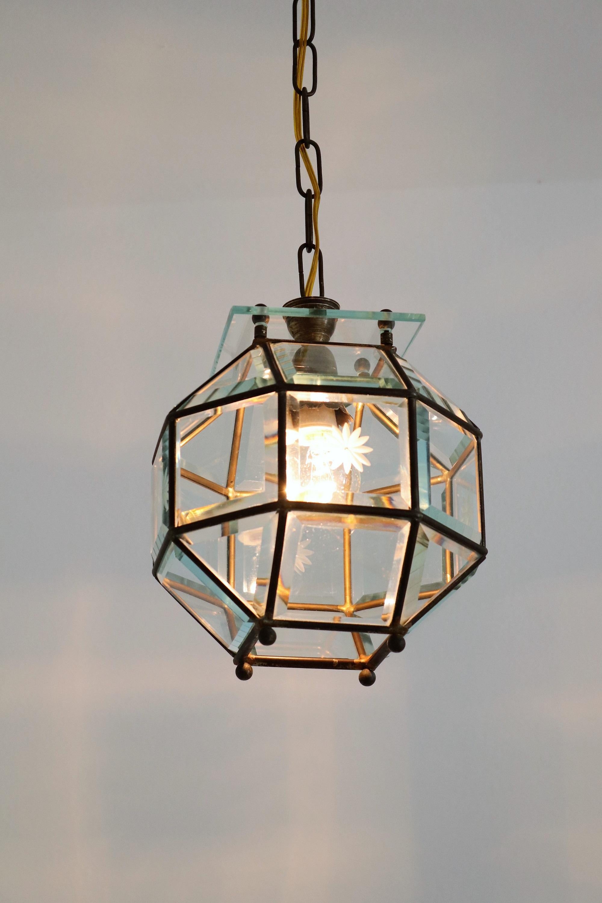 Art Nouveau Secessionist Pendant Lamp in the Manner of Adolf Loos 3
