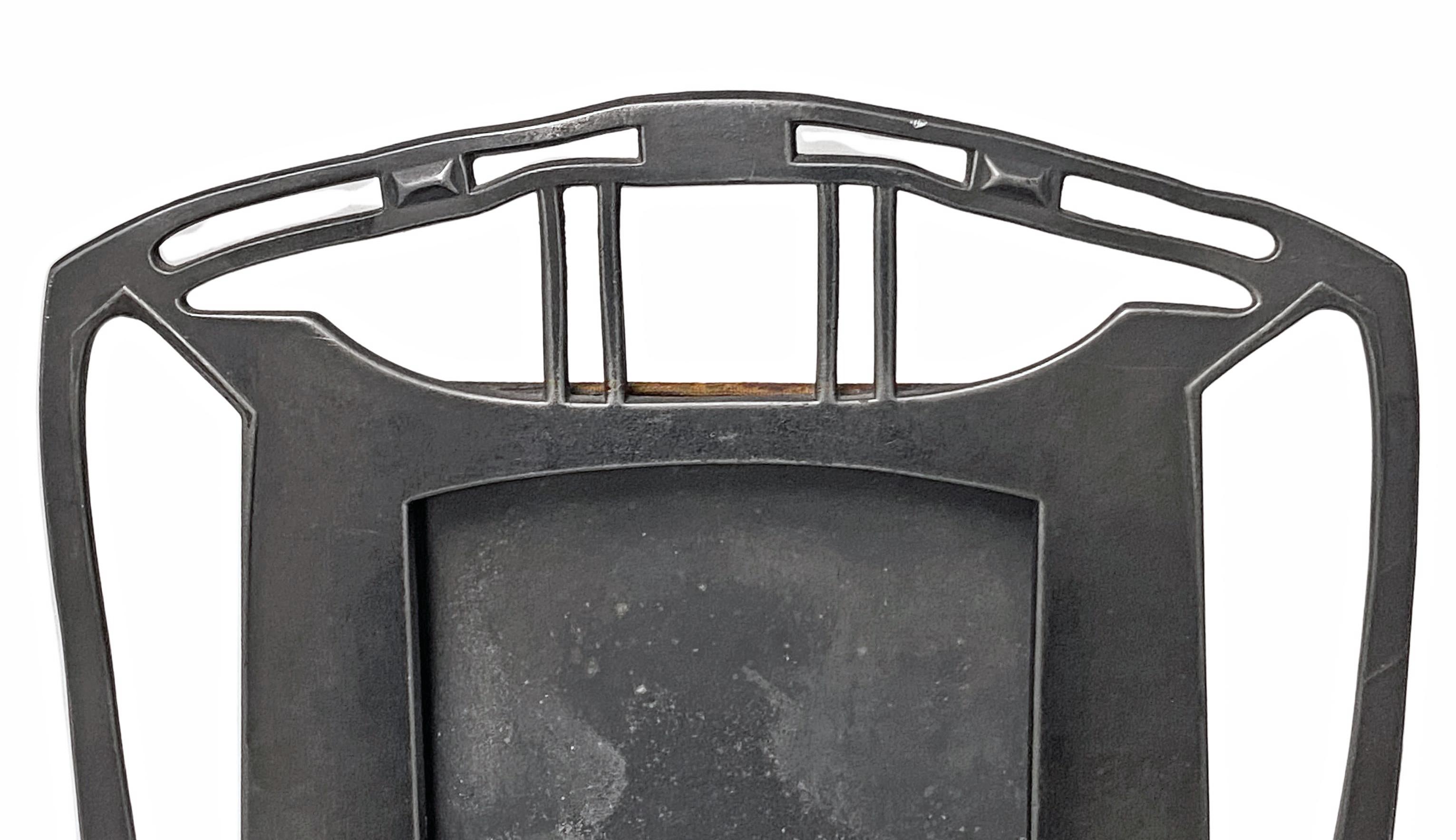 Early 20th Century Art Nouveau Secessionist Pewter Photograph Frame, WMF, circa 1906