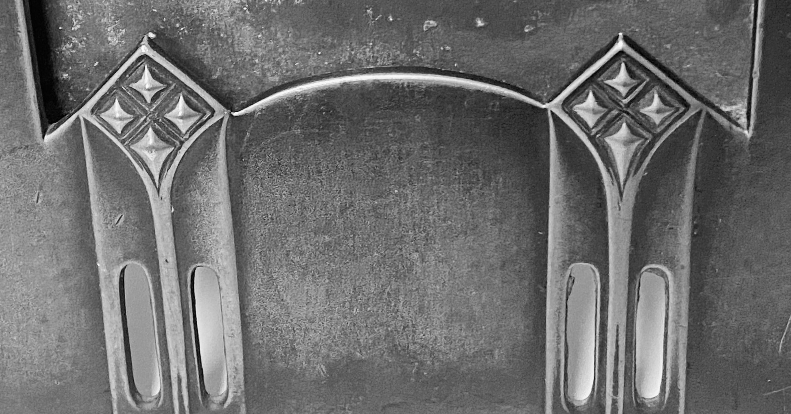 Art Nouveau Secessionist Pewter Photograph Frame, WMF, circa 1906 1