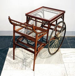 Jugendstil-Servierwagen, nach einem Entwurf von Adolf Loos, um 1905