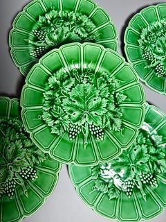 Art Nouveau Set Majolica Serregumines France