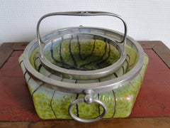 Johann Loetz Witwe Art Nouveau Set of 2 bowls from glassware in iridescent glass