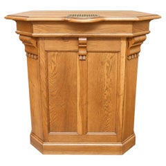 Art Nouveau Shop Counter – Solid Oak