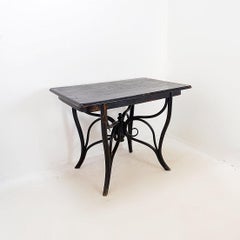 Table d'appoint/console Art Nouveau en bois peint, vers 1900