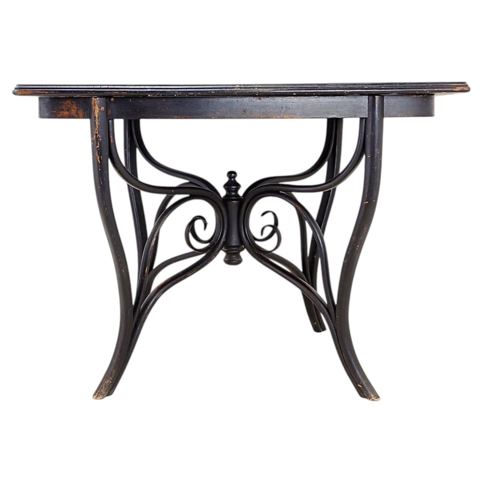 Table d'appoint/console Art Nouveau en bois peint, vers 1900 en vente