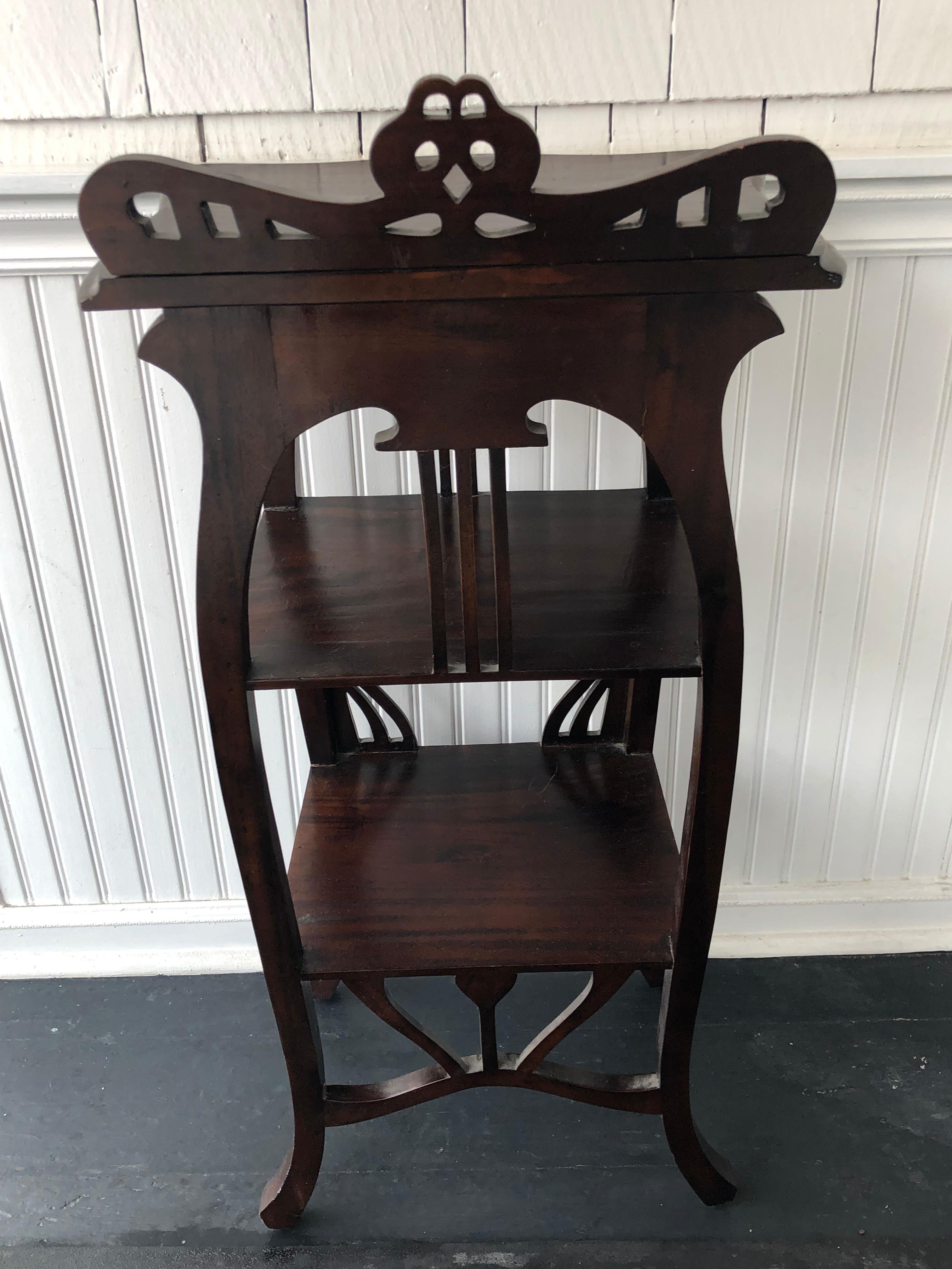 Art Nouveau Side Table, Mahogany, circa 1920 3