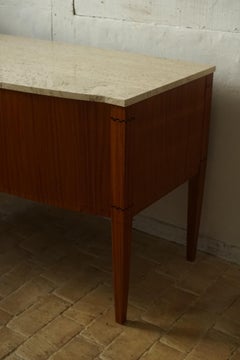 Art Nouveau Sideboard by Johan Rohde, Made by H.P. Larsen, Denmark, C. 1910