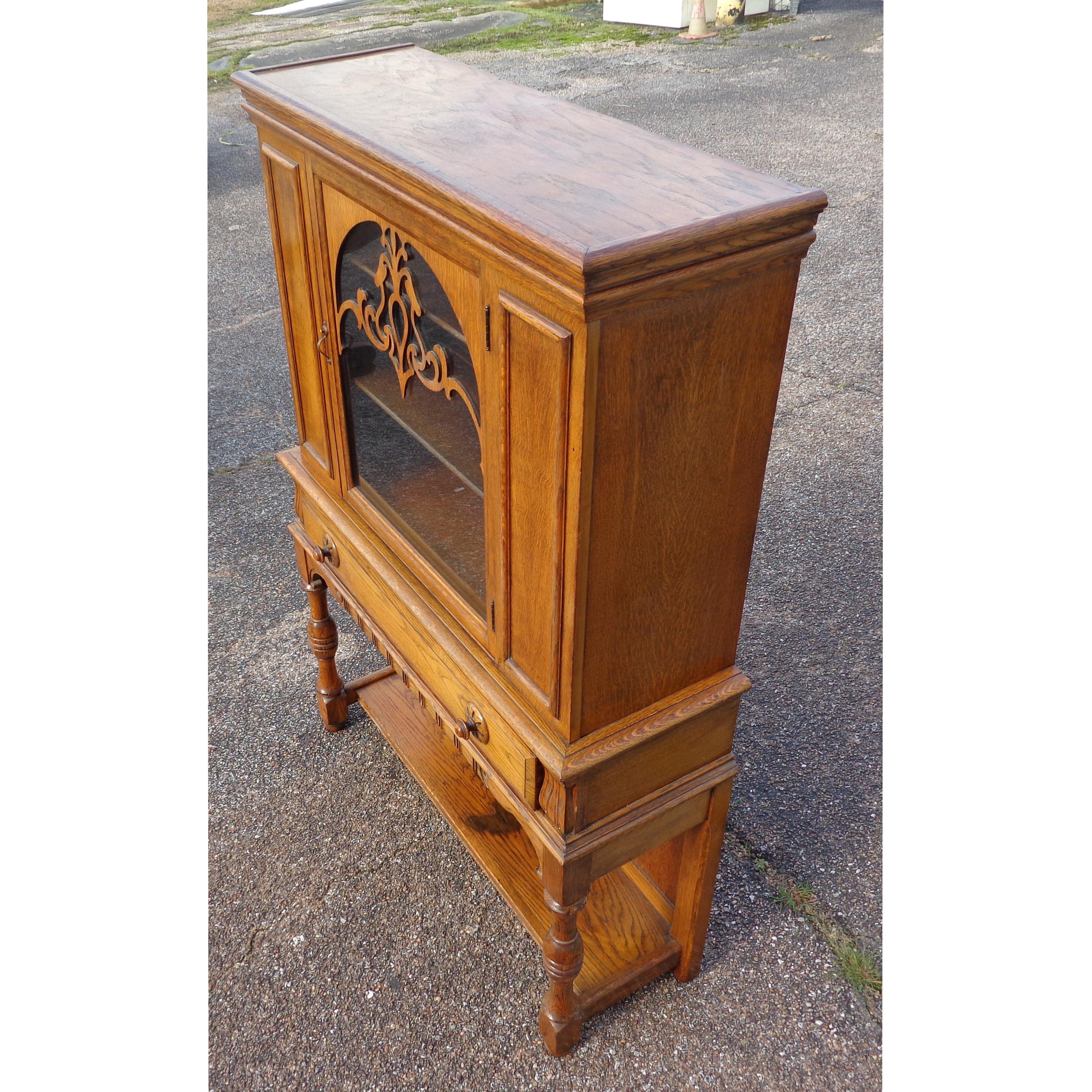 American Art Nouveau Sideboard by Limbert Van Raalte Craftsman Furniture For Sale