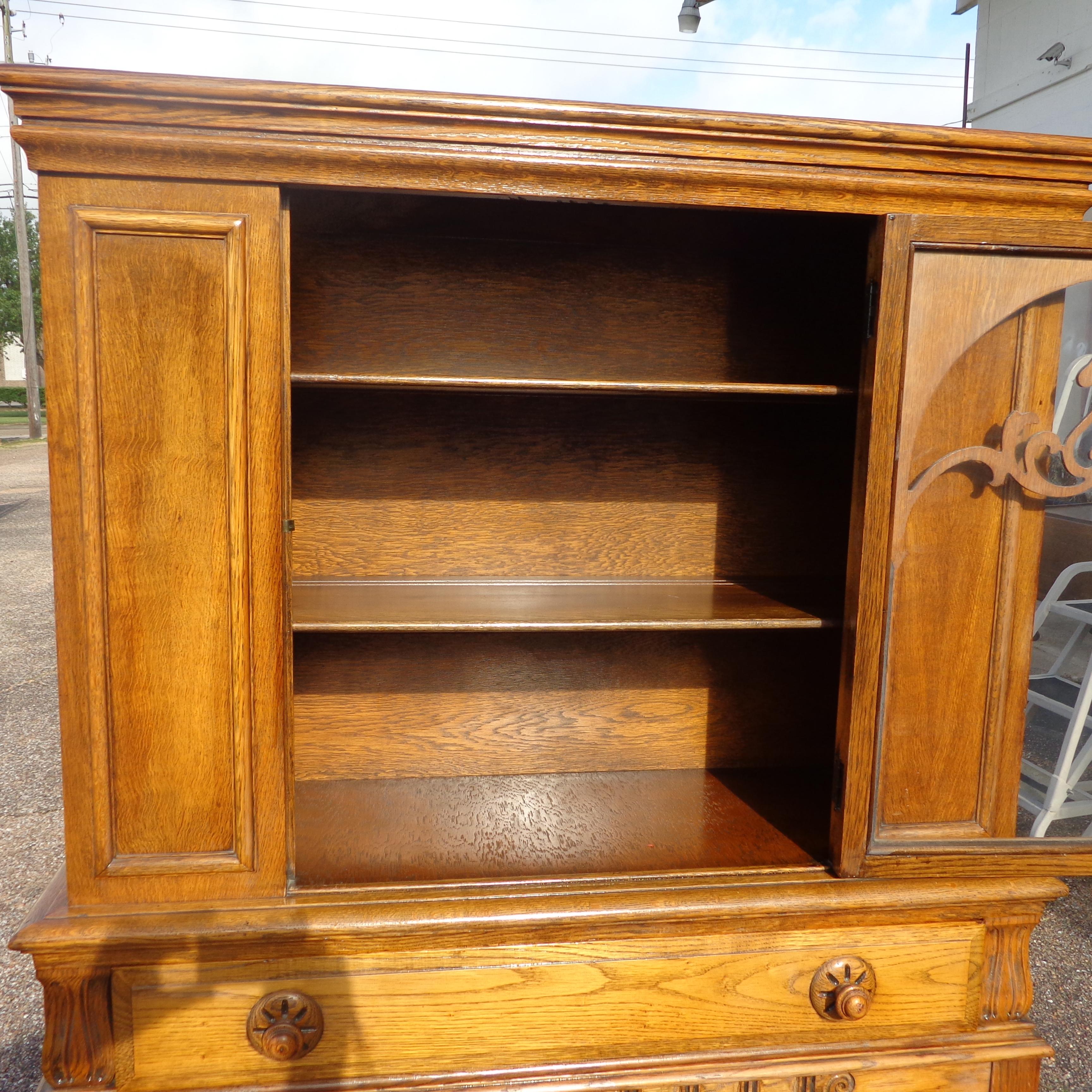 Early 20th Century Art Nouveau Sideboard by Limbert Van Raalte Craftsman Furniture For Sale